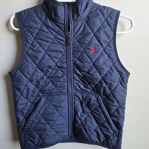 Polo by Ralph Lauren Kids Navy Quilted Vest